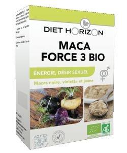 Maca Force 3 Organic BIO, 60 capsules